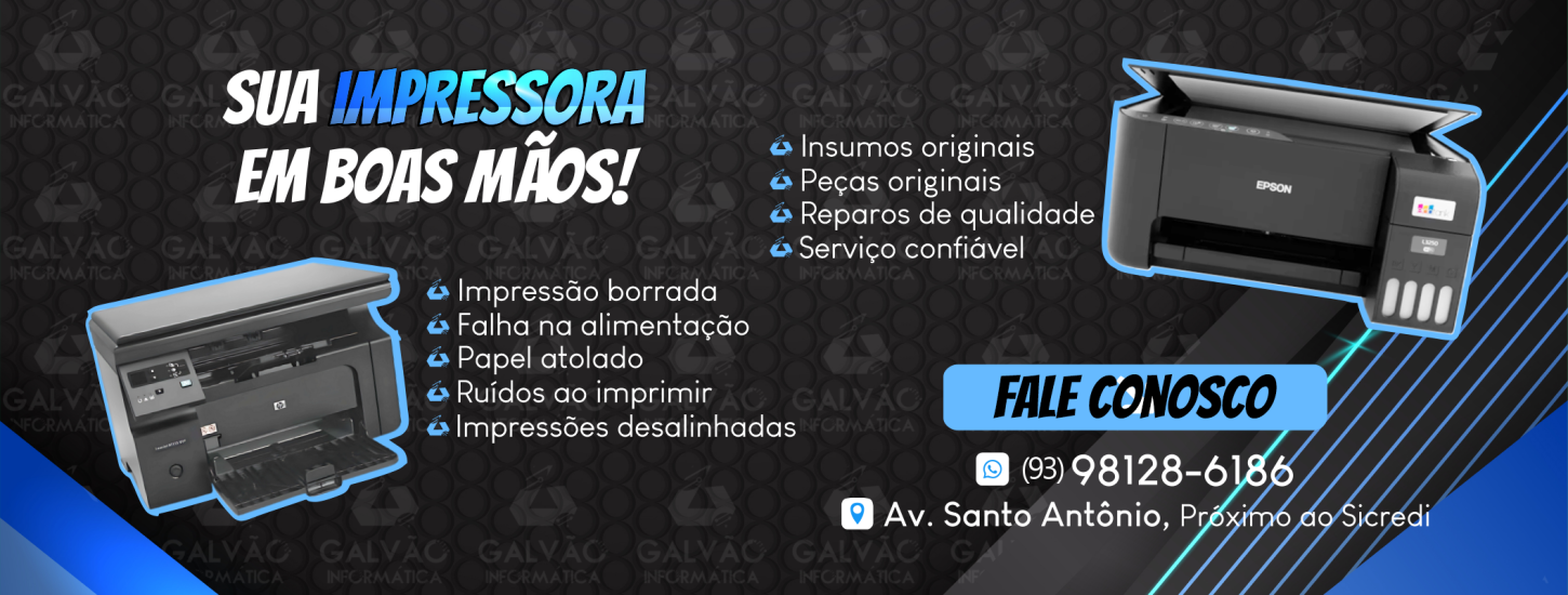 Galvão Informática - Casa Inteligente, Assistência Técnica, Suprimentos, Peças, Filmadoras, Desktops, Notebooks, Cadeiras e Computadores Gamers